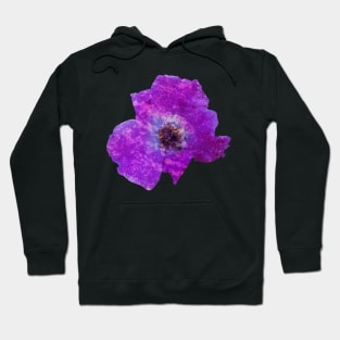 Purple rock flower Hoodie